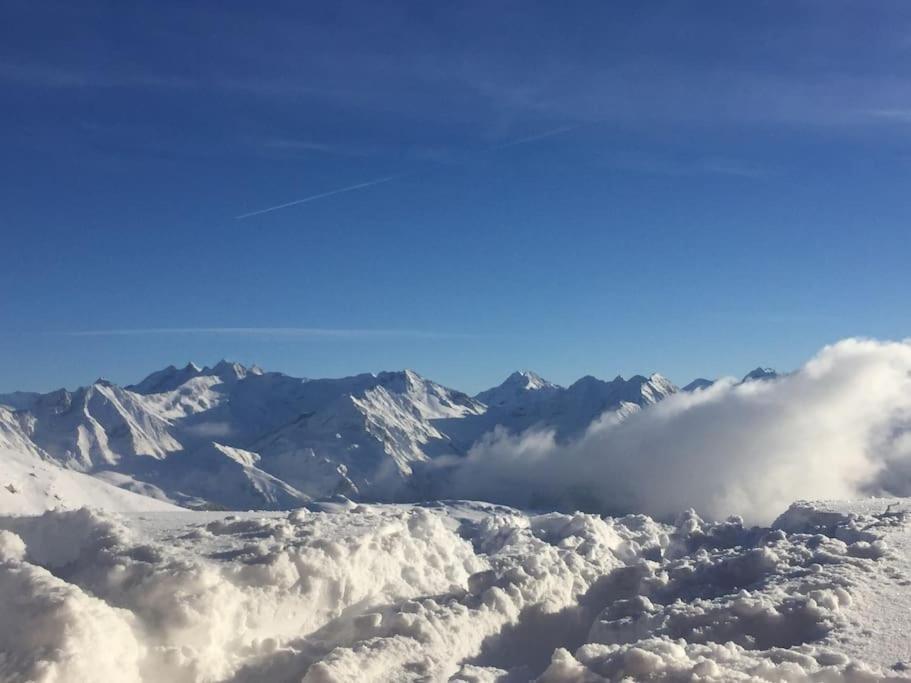 Ferienhaus Zillertal Panorama Blick Balkon Sauna Zellberg Kültér fotó